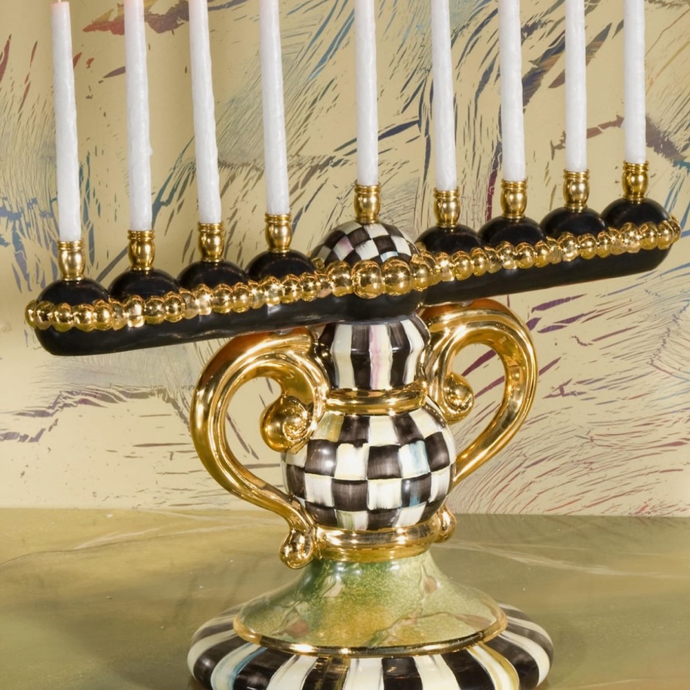 Mackenzie-Childs Menorah retails for $845+; Menorah never used just not NIB